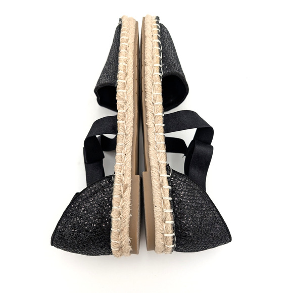 Kenneth Cole Reaction Luna Espadrille Flats Women's Black Size US6 - Picture 9 of 12